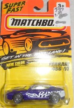 Matchbox 1995 Super Fast #17 "Ferrari 456 GT" Mint Car On Sealed Card - $3.00