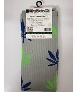 PREMIUM 420 WEED SOCKS OVER THE KNEE SIZE - SEATTLE COLORS - GO SEAHAWKS... - £6.07 GBP