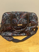 Chaps Saddle Haven Pack All Boarding Bag Multicolor Paisley Luggage - $49.49