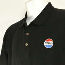 PEPSI Cola Delivery Employee Uniform Polo Shirt Black Size XL NEW - $25.49