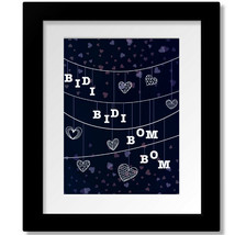 Bidi Bidi Bom Bom - Song Lyric Inspired Pop Music Art - Print, Canvas or... - $358.07 MXN+