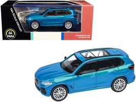 2018 BMW X5 G05 with Sunroof Atlantis Blue Metallic 1/64 Diecast Model C... - $23.60