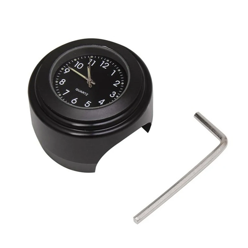 Universal 7/8&quot; Motorbike Clock Dustproof Clock Waterproof Handlebar Mount Watch  - £42.60 GBP