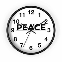 Wall Clock "Peace" - £27.67 GBP