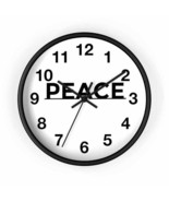 Wall Clock &quot;Peace&quot; - $34.99
