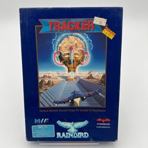 VTG 1987 Tracker IBM PC Game 5.25&quot; Floppy Complete with Guides and Poster - £18.58 GBP