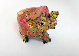 Indian Elephant Antique Style Kashmiri Paper mache Hand Painted Handicraft #02 - £12.56 GBP