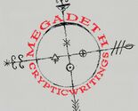 MEGADETH Cryptic Writings BANNER 3x3 Ft Fabric Poster Flag album cover b... - $22.00