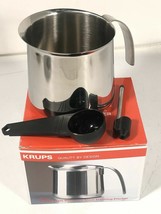 Krups 591ml Italian Style Stainless Steel Foaming Pitcher - Brand New-
show o... - £28.64 GBP