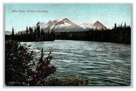 Atlin River British Columbia BC Canada UNP DB Postcard T6 - £2.75 GBP