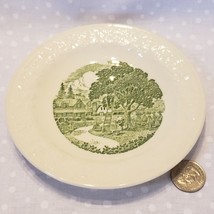 Pastoral Taylor Smith &amp; Taylor Saucer Apple Picking Green Pattern 1955 10-55-1 - £4.75 GBP