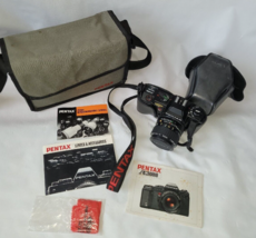 Pentax A3000 SLR Camera with Manual, Case, Cleaning Cloth Vintage - $37.60