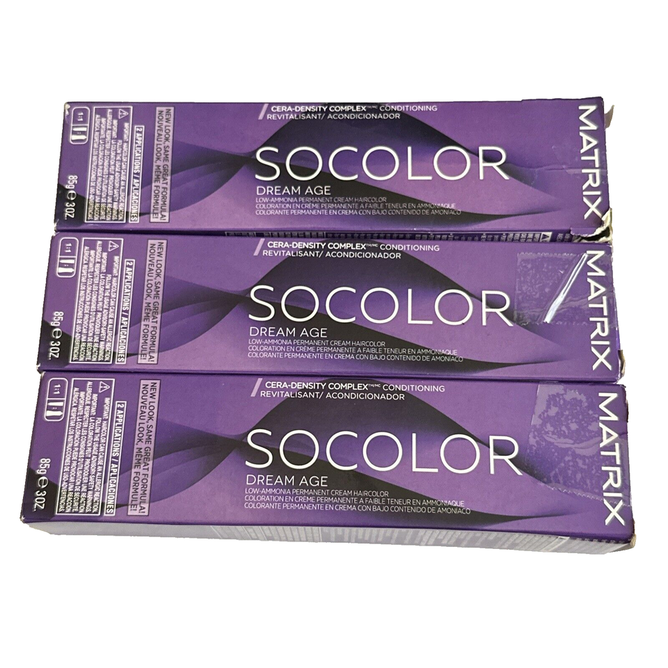 Matrix SoColor Dream Age 3Oz Hair Color DA-504RB Dark Brown Red Brown New Sealed - $28.00