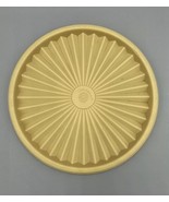 Vintage Tupperware #808 Lid Only Yellow Servalier Lid USA 6 1/2” - £4.65 GBP