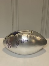 Justin Forsett and Albert McClellan Baltimore Ravens signed football Autographed - £39.14 GBP