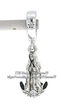 2021 Winter Release 925 Sterling Silver  Virgin of Guadalupe Motif Dangle Charm  - £14.02 GBP