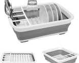 Foldable Dish Drying Rack: Travel Dish Drainer Organizer For Kitchen, Rv... - £35.22 GBP