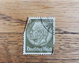 Germany Stamp Hindenburg 30pf Used Green - $1.89