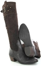 Franco Sarto Duke  Leather Designer Riding Tall Boots Chestnut  Sz 6 ret $225 - £70.60 GBP
