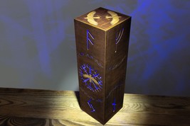 Vegvisir Symbol Lamp | Odin&#39;s Ravens | Sci-fi Punk Style LED RGB Night Lamp - £32.31 GBP