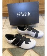 Fizik Tempo Powerstrap R5 Road Cycling Shoes White/Black  Size 44 US Size 10 3/4 - $89.33 CAD