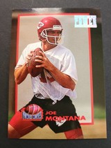 1993 Power Football Moves #PM10 Joe Montana Kansas City Chiefs - £1.01 GBP