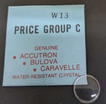 Genuine NEW Bulova Ladies Water Resistant Replacement Watch Crystal Part... - $15.83