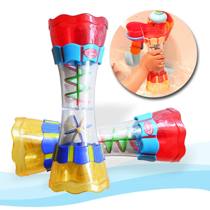 Toy Kids Children Colorful Water Bath Tub Tunes Toys Fun Whirly Wand Cup Baby - £11.72 GBP