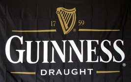 3x5FT Guinness Traditional Flag Irish Beer Bar Restaurant Party - £12.89 GBP