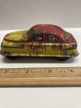 Lupor metal products INC toy F.B.I. car antique tin vintage friction - £27.09 GBP