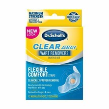 Dr. Scholl&#39;s Clear Away Wart Remover W/  Duragel Technology (9ct) Common Warts.. - £20.56 GBP