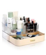 Acshio Clear Makeup Organizer with Drawer Stackable Vanity Storage Dustp... - €14,31 EUR