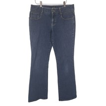 Tahari Jeans 10 Womens Straight Leg High Rise Medium Wash Denim Pockets - $16.71