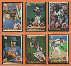 1985-86 Donruss New York Mets Team Lot Gary Carter Mookie Wilson Dwight Gooden  - £6.29 GBP