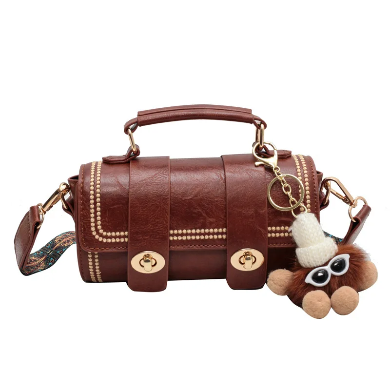 Mini Retro Female Bags PU Leather Fashion Cross Body Handbags With Advan... - $26.64