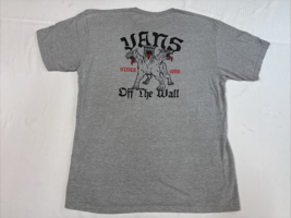 Vans “ Cerberus” Off The Wall T Shirt Size X-Large Cool Grey Back Logo. - $17.56