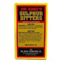 3 Dr King King&#39;s Sulphur Bitters Dietary Supplement 200 ml 6.8 oz - £67.86 GBP