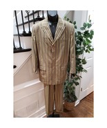 Paitano Men Multicolor 100% Polyester Long Sleeve Blazer &amp; Pant 2 Piece ... - $176.02 CAD