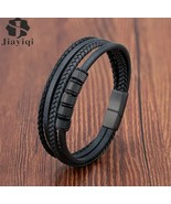 Pulsera de cuentas de acero inoxidable de lujo para hombre, joyería clásica - £18.02 GBP