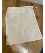Tory Burch Logo Drawstring Canvas Dust Bag for Shoes Belt Handbags 12.5″... - £10.25 GBP