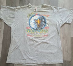 Vintage 90s Daytona Beach Florida Bike Week 1997 T-Shirt scream Eagle bi... - £37.99 GBP