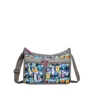 LeSportsac Beach Snacks Deluxe Everyday Bag, Pop Art Style Beachy Graphics, NWT - £74.72 GBP