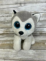 TY Beanie Babies Buff Husky Puppy Dog Plush Stuffed Toys Velvety Soft  - £7.58 GBP