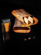 Brizard and Co Case and Ziricote matching dual flame Lighter NIB image 6