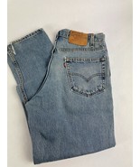 Levi&#39;s Men&#39;s Blue 550 Regular Fit Straight Leg Jeans Size W 34 L 30 - $25.99