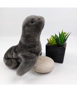 Vintage 1976 Dakin Gray Seal Plush by R. Dakin &amp; Co  - Sea Animal Stuffe... - $20.30