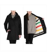 Pendleton Cascade Campbell Coat Charcoal Gray Wool Blend Glacier Park M - $89.10