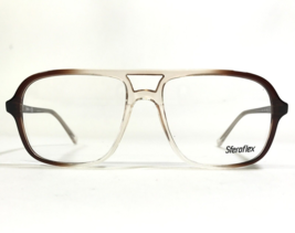 Sferoflex Eyeglasses Frames 1147 1003 Brown Clear Fade Square Oversize 5... - £29.79 GBP