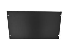 6U blank panel rack space filler EIA 19&quot; Standard BLACK COLOR, NEW, M.I.T. - $13.45