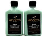 Woody&#39;s For Men 2-N-1 Shampoo &amp; Conditioner 12 oz-2 Pack - $38.56